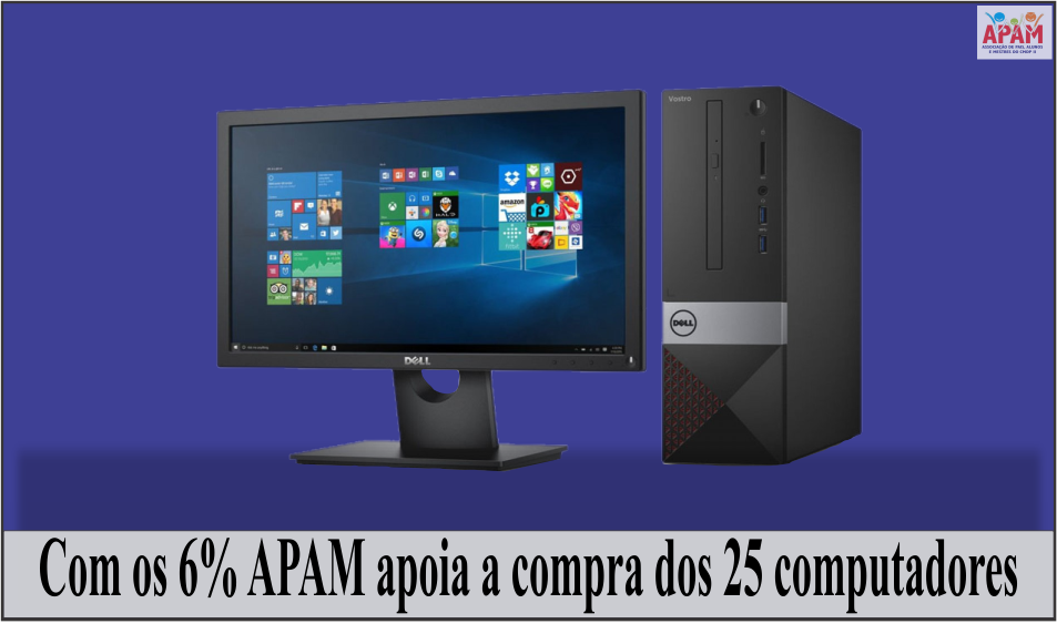 APAM apoiando a compra dos computadores administrativos