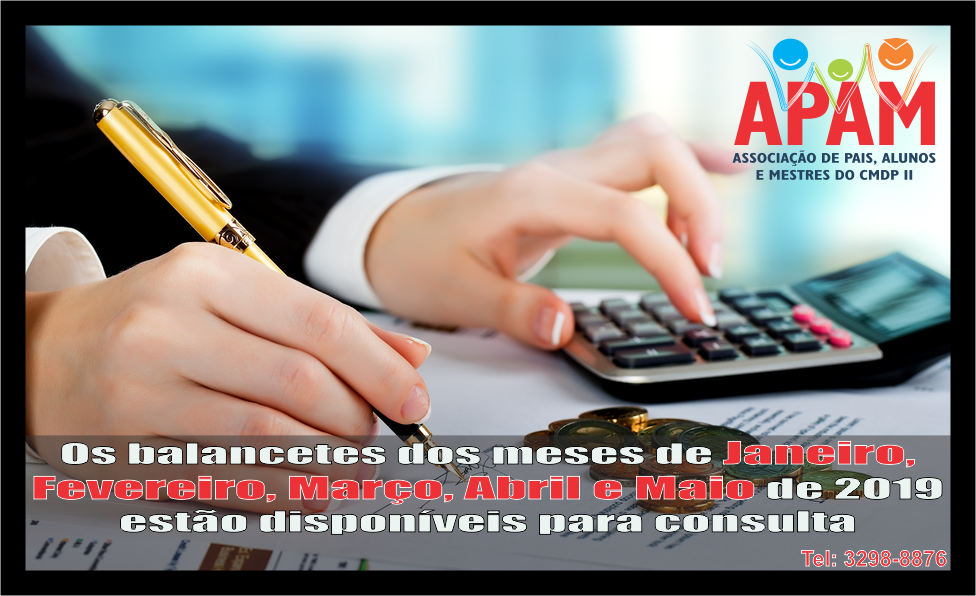BALANCETES DISPONÍVEIS PARA CONSULTA